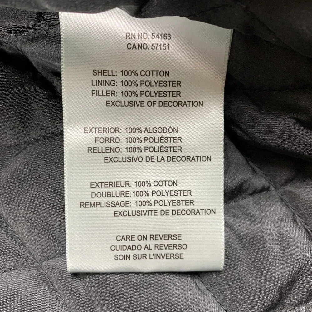 Levis Jacket Mens Medium‎ Grey Flannel Quilted Filled Shacket Inside Pocket Coat